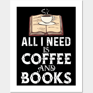 Coffee and Books Posters and Art